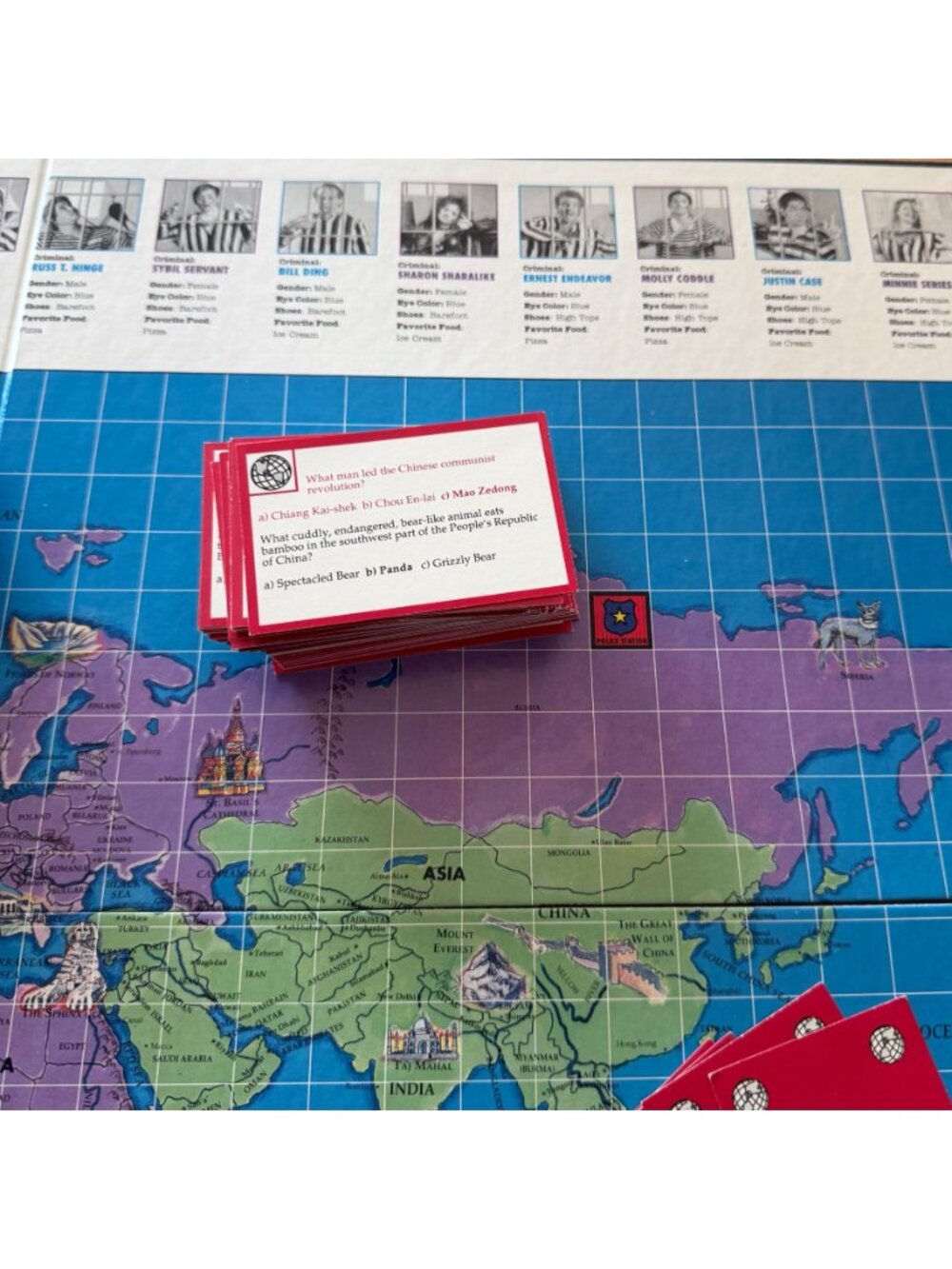 Where In The World Is Carmen Sandiego Geography Board Game 1992 Complete - Picture 5 of 10